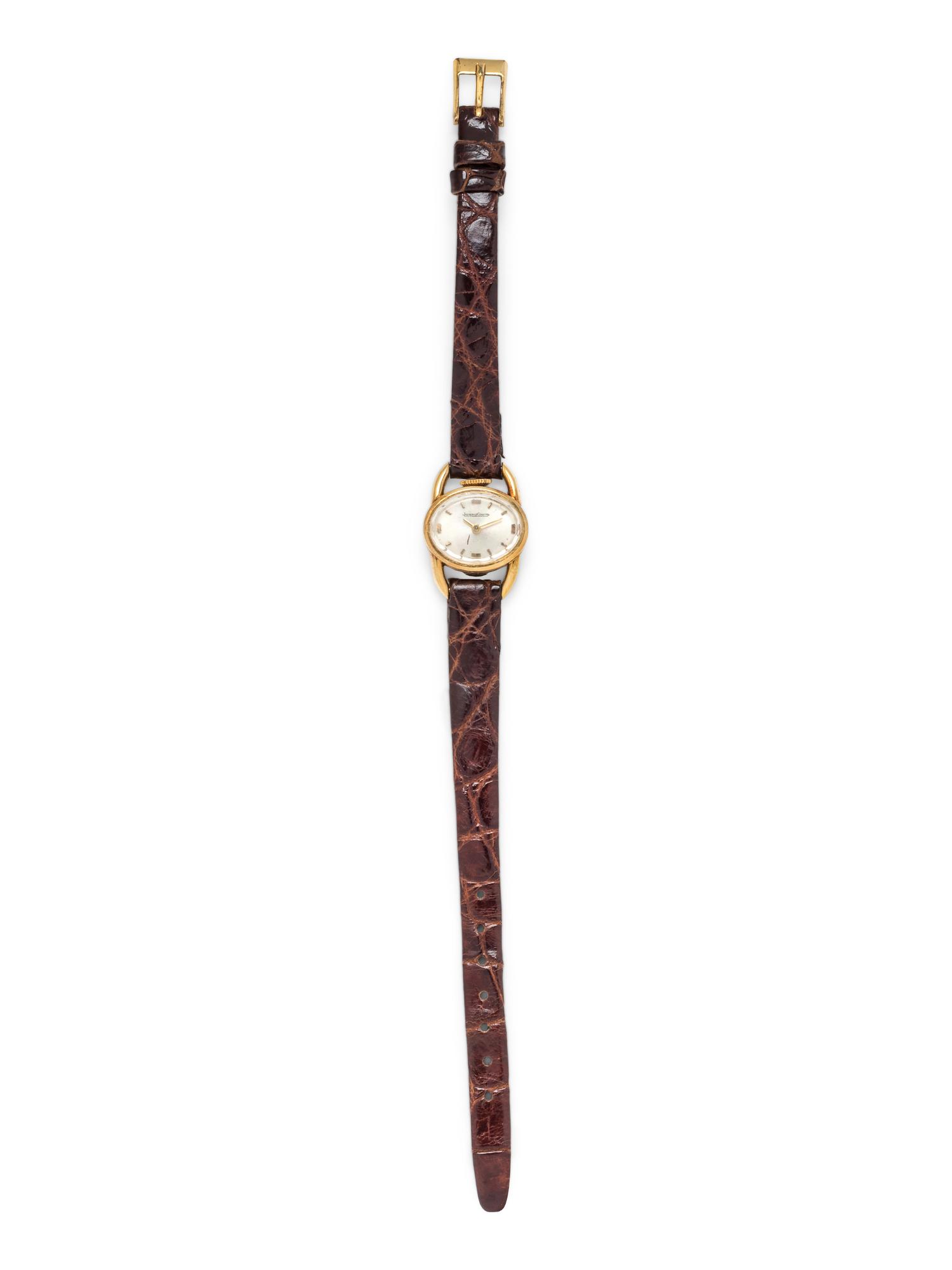 JAEGER-LeCOULTRE, 18K YELLOW GOLD WRISTWATCH
