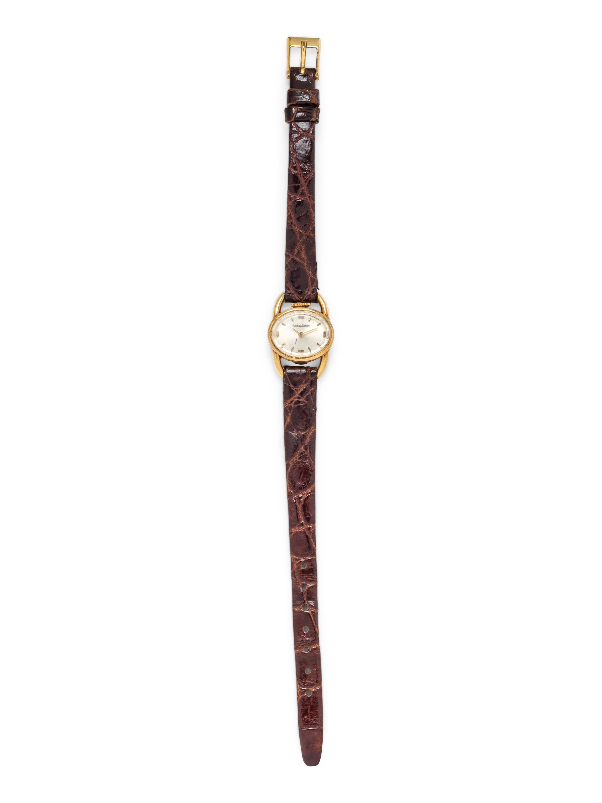 JAEGER-LeCOULTRE, 18K YELLOW GOLD WRISTWATCH