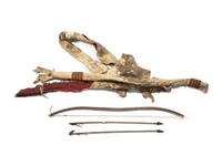 Southern Cheyenne Mountain Lion Bowcase and Quiver