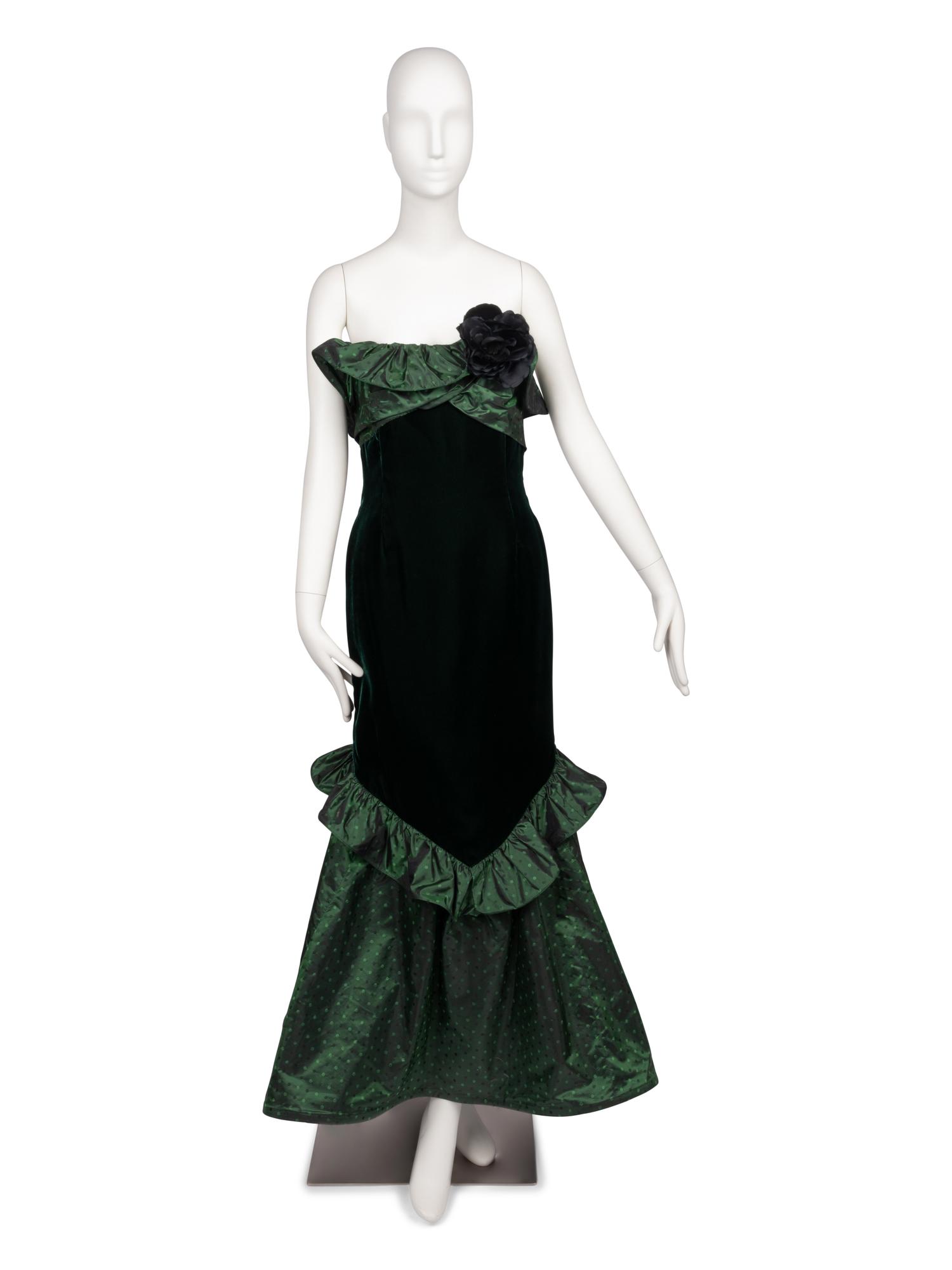 Nina Ricci Evening Dress with Stole, 1988
