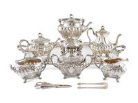 An American Silver Eight-Piece Tea and Coffee Service