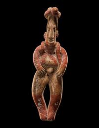A Jalisco Standing Female Figure