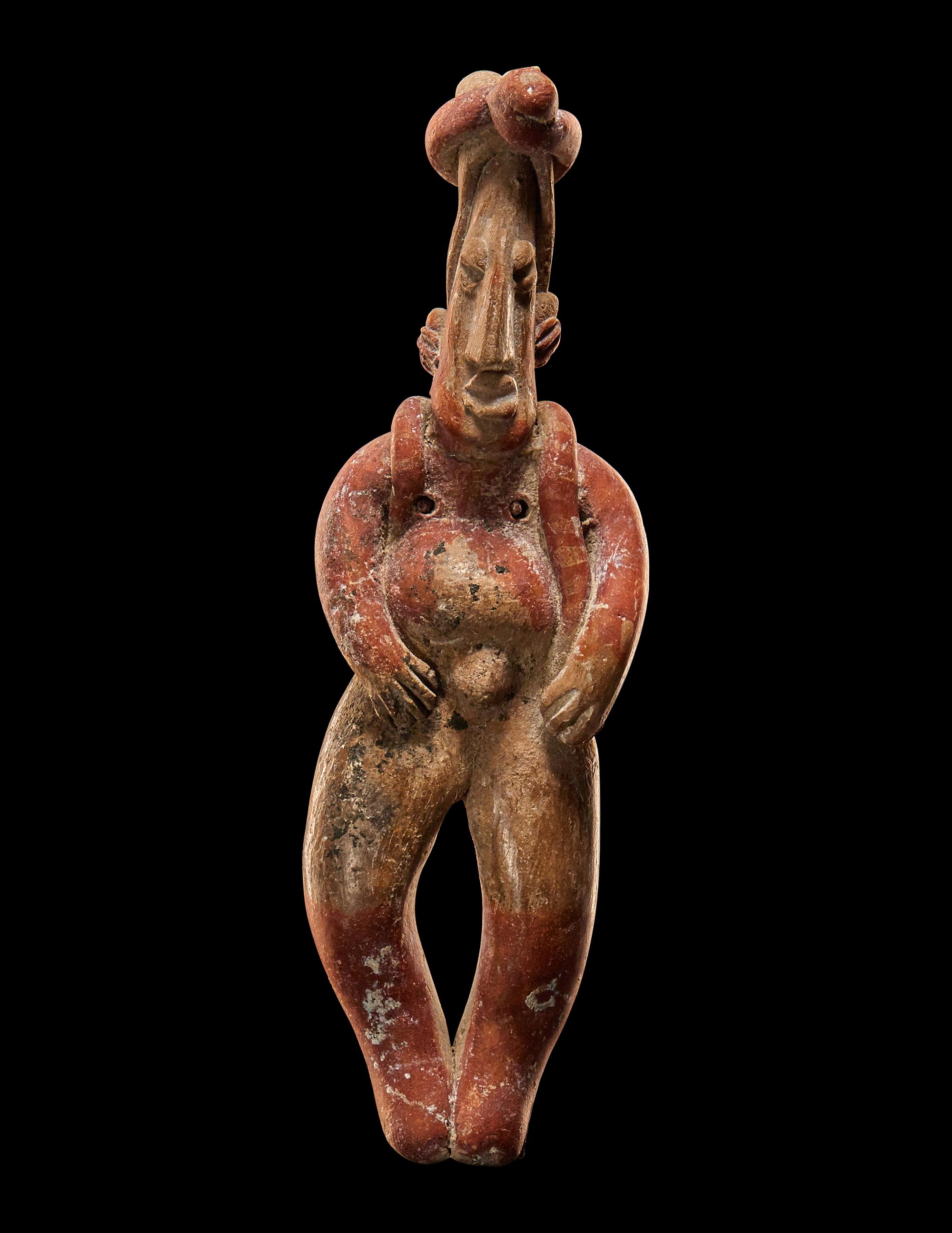 A Jalisco Standing Female Figure