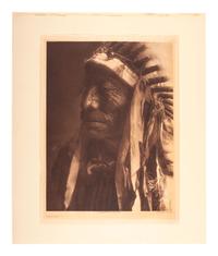 CURTIS, Edward (1868-1952). Fast Elk (Plate 92, portfolio 3)
