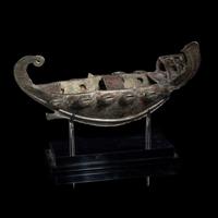 A Late Roman Bronze Lamp in the Form of a Ship