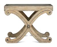 A Regency Style Painted X-Form Stool