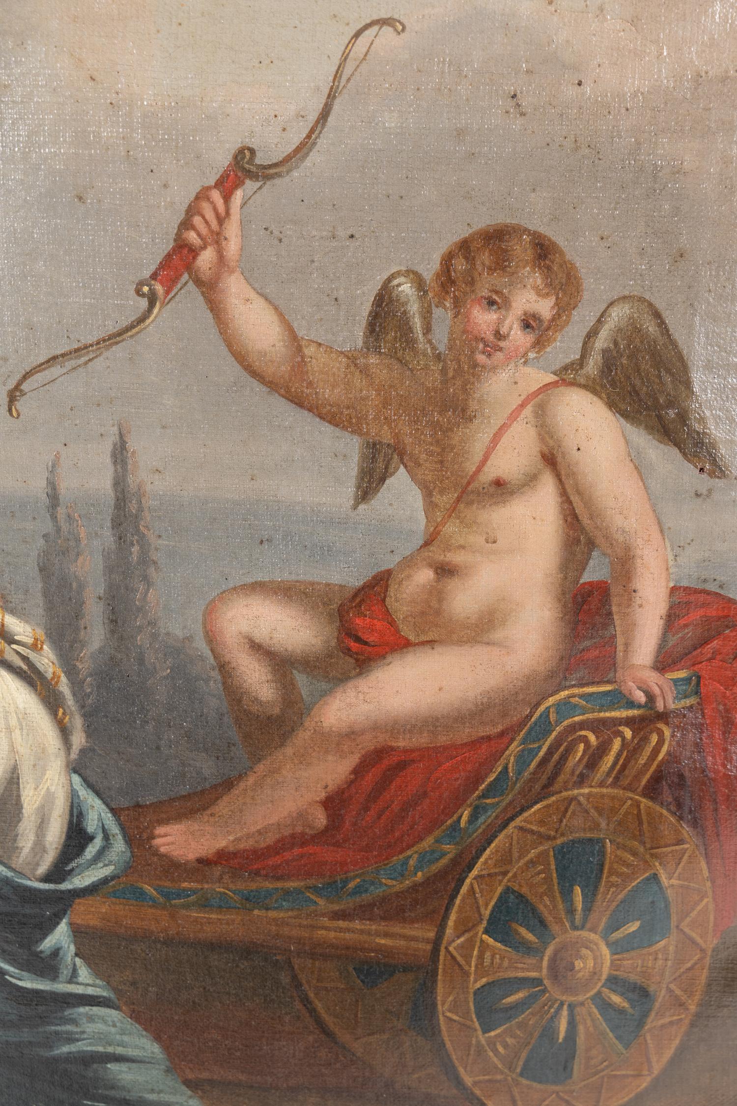 A French Giltwood Trumeau Mirror