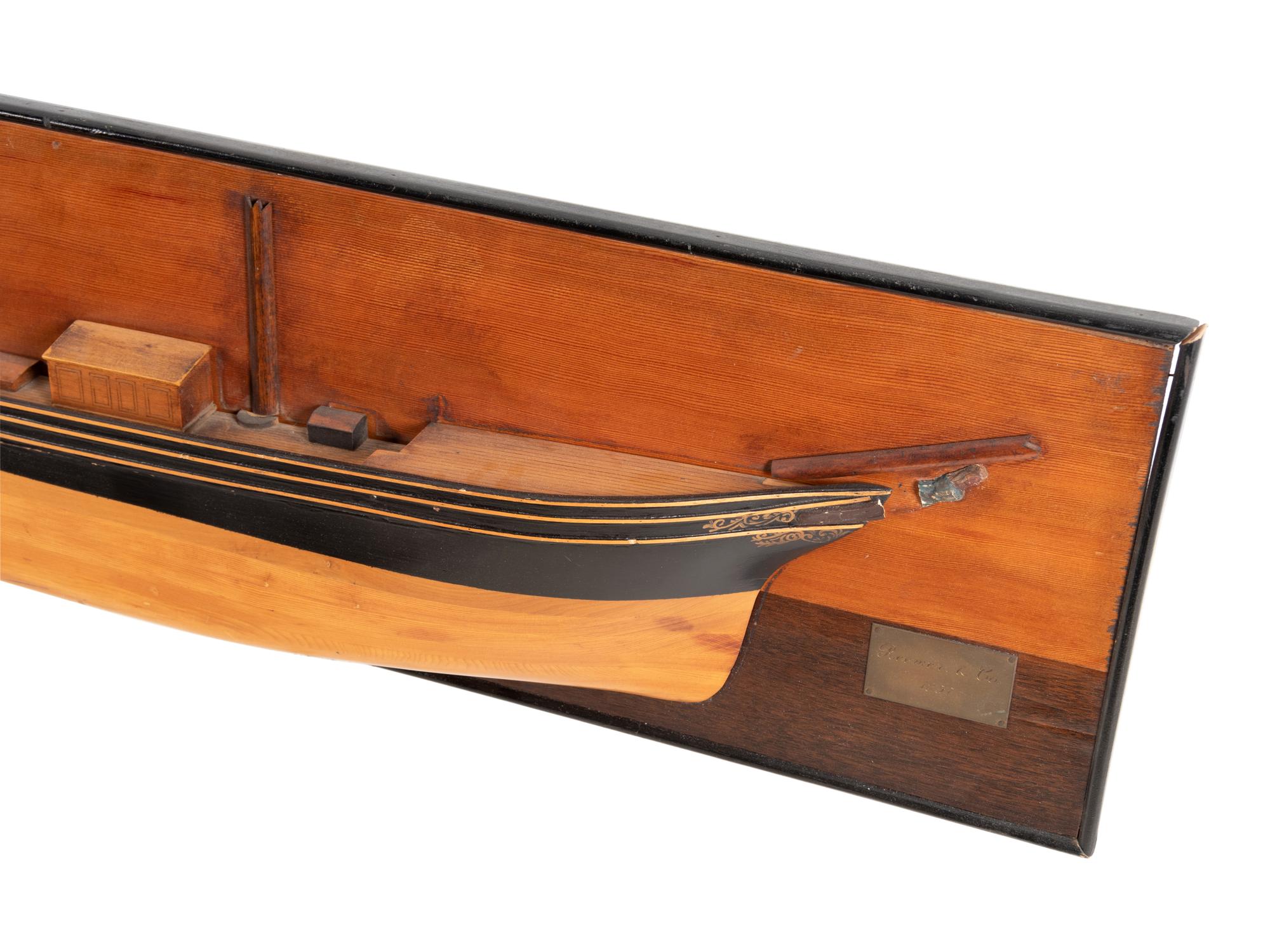 A Half Hull Model of a Boat