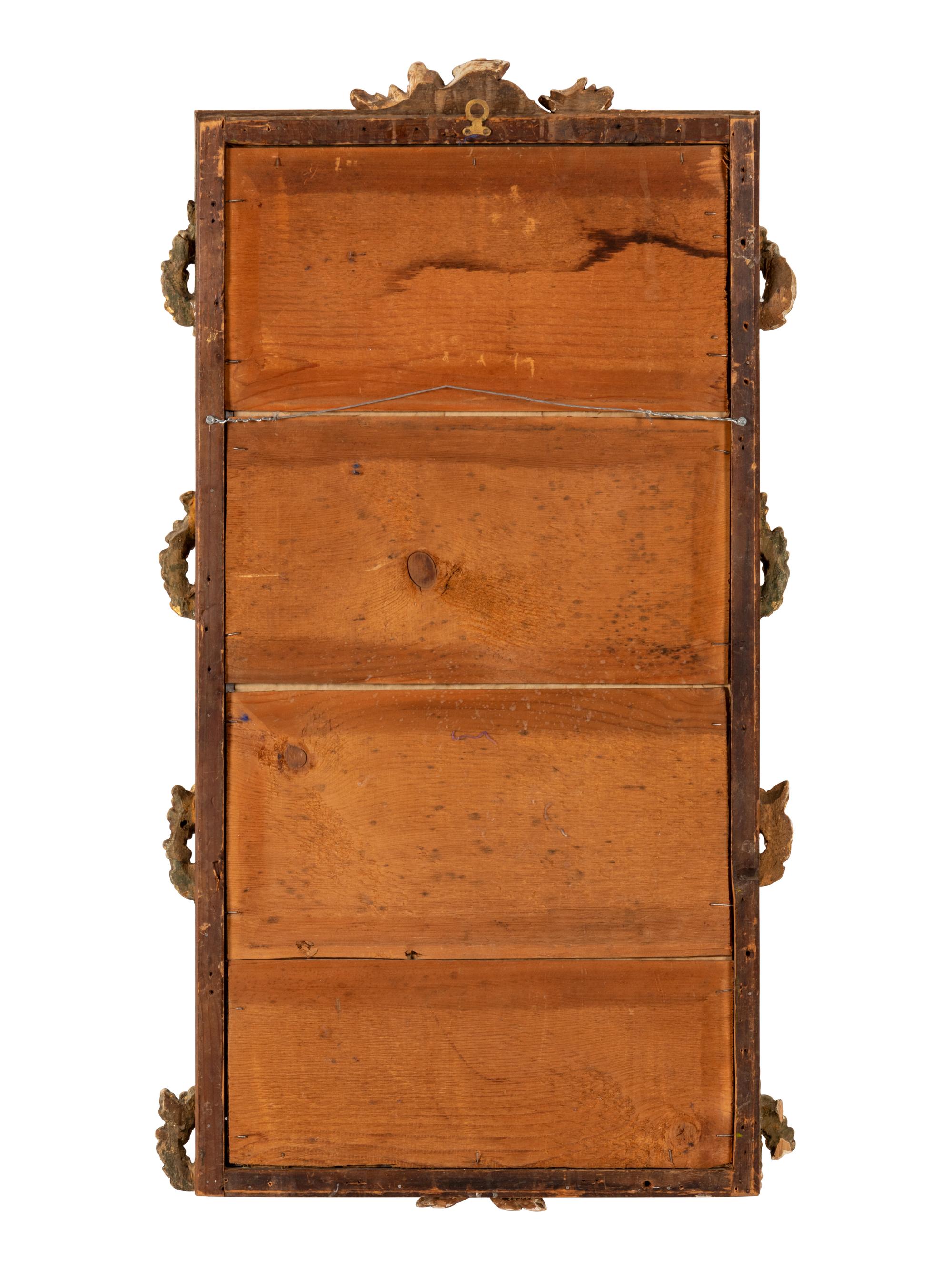 A Continental Giltwood Mirror