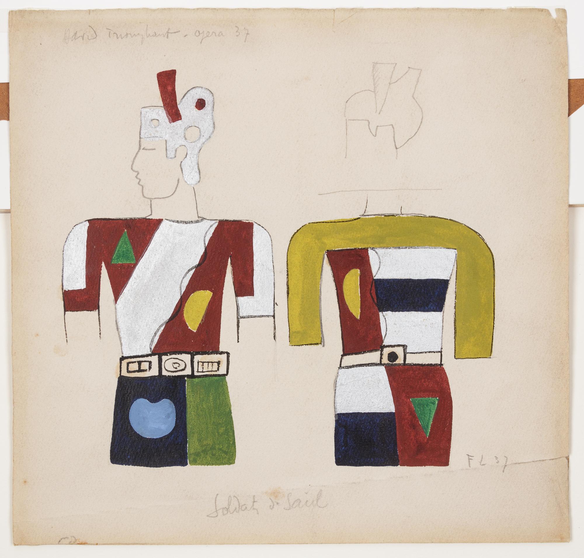 Soldat de Saül ( costume design for the ballet David Triomphant)