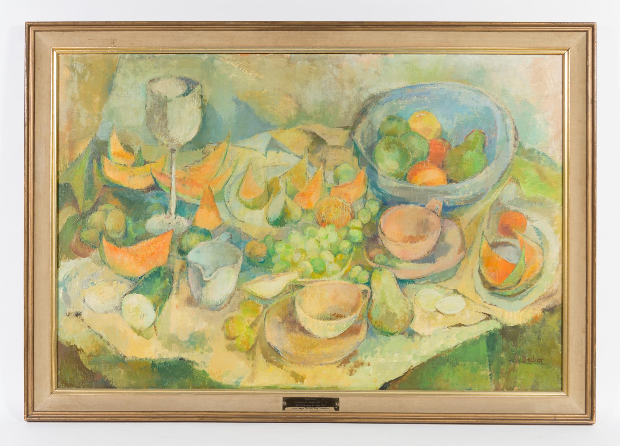 Beatrice L. Becker, (American, b. 1927), Still Life