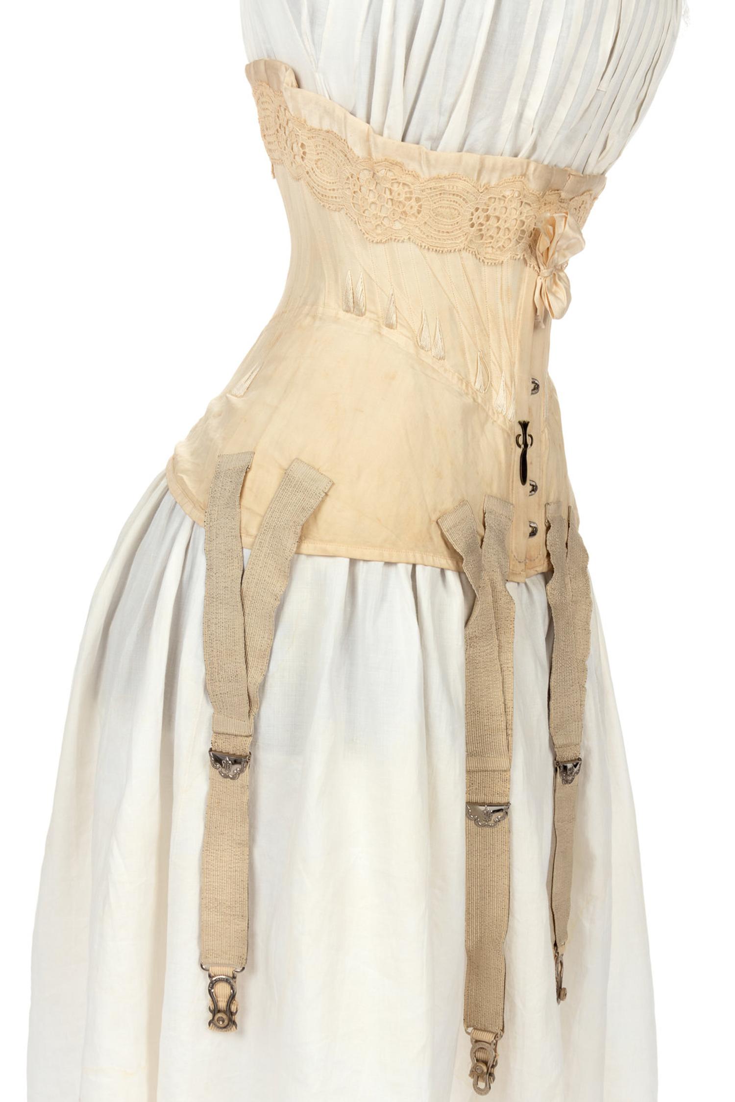Three 19th and Early 20th Century Corsets, 1870-1902