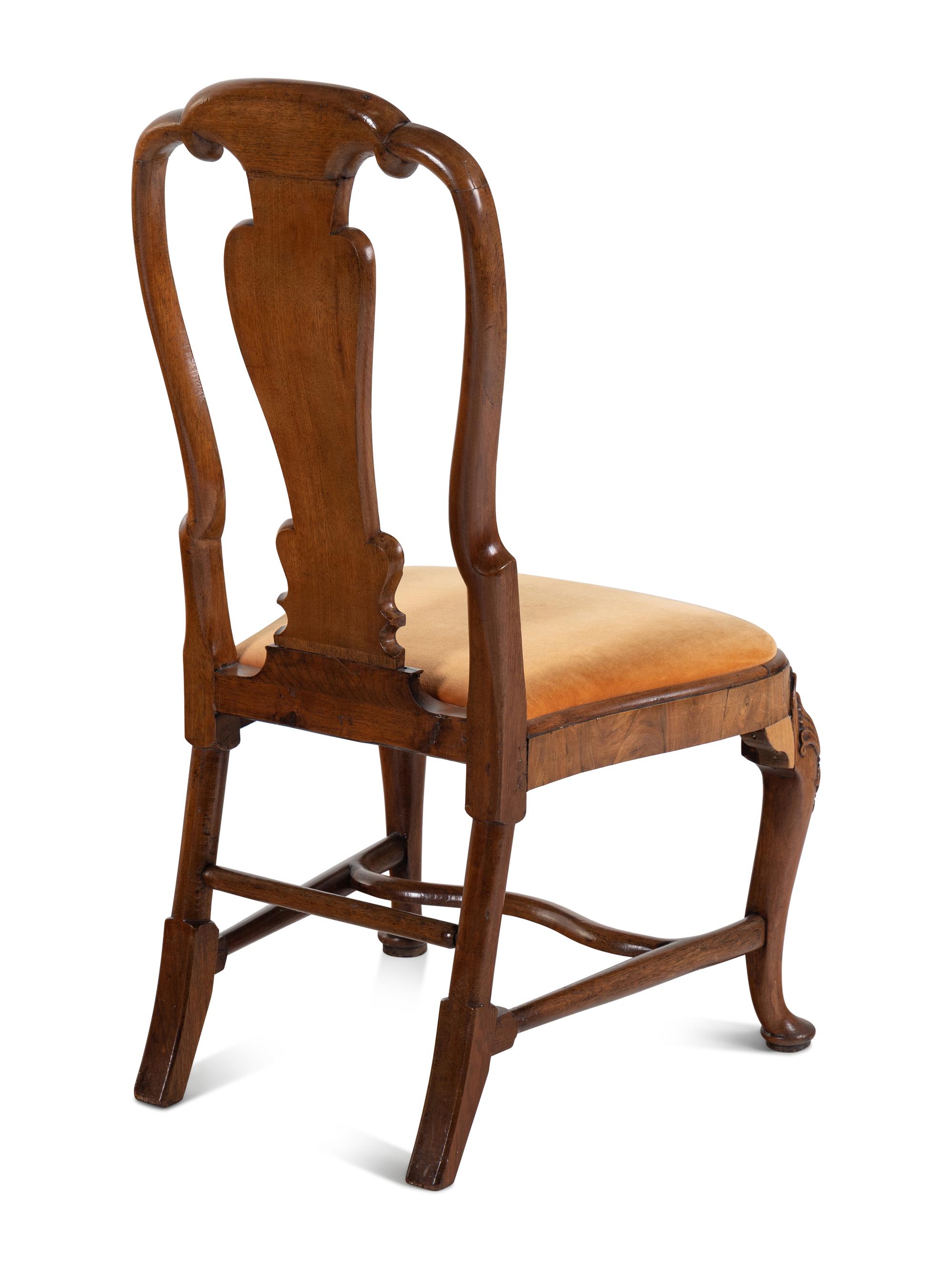 A Pair of George II Style Mahogany Side Chairs