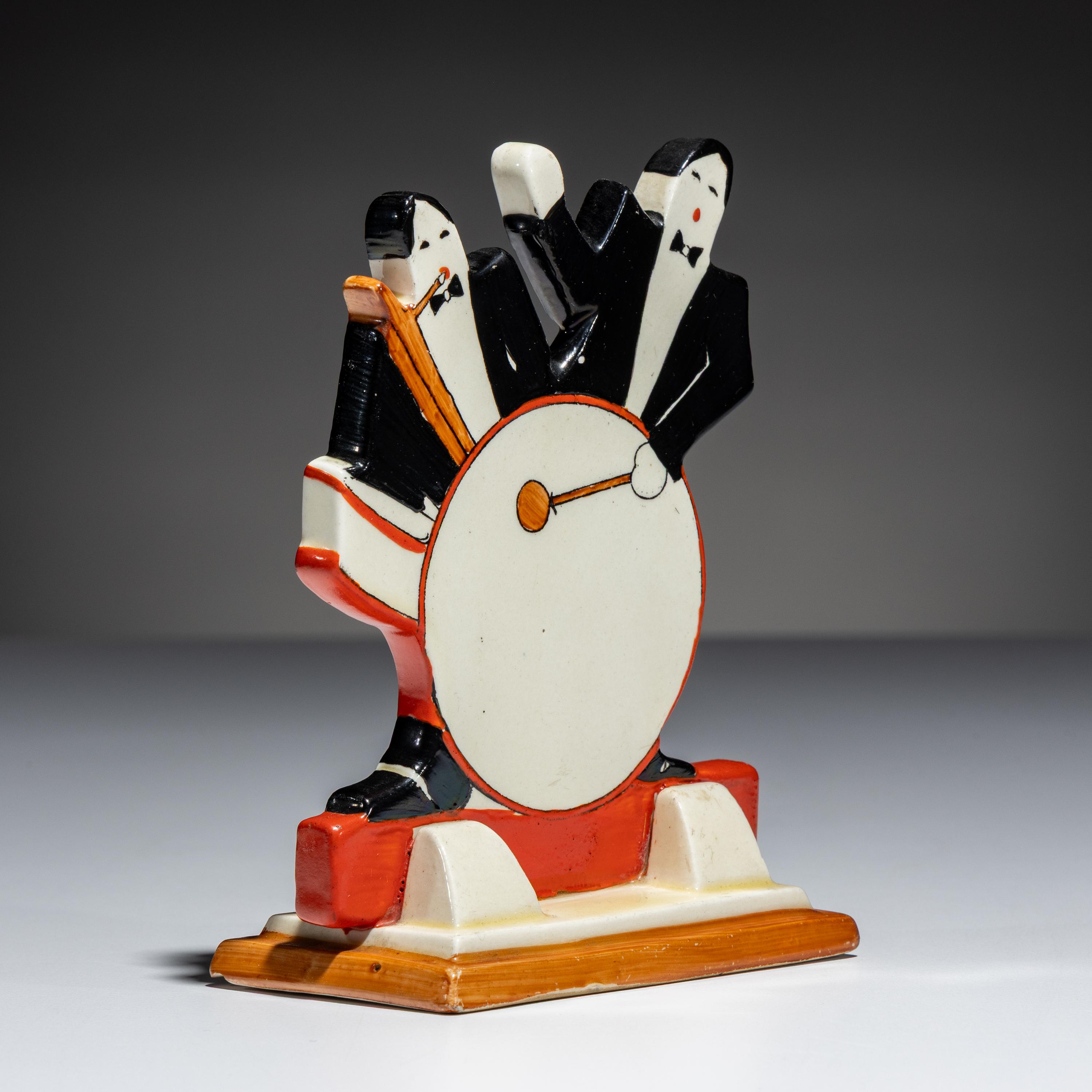 Clarice Cliff (English, 1899–1972) — Age of Jazz, Drummers
