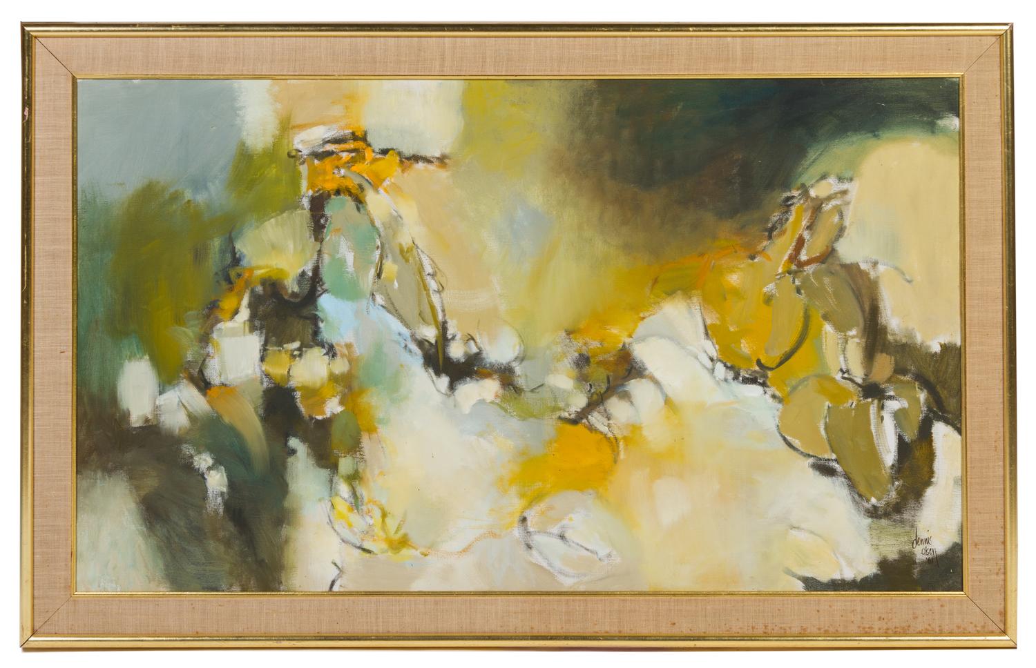 Dennis Olsen, (American, 20th century), Untitled Abstraction, 1961