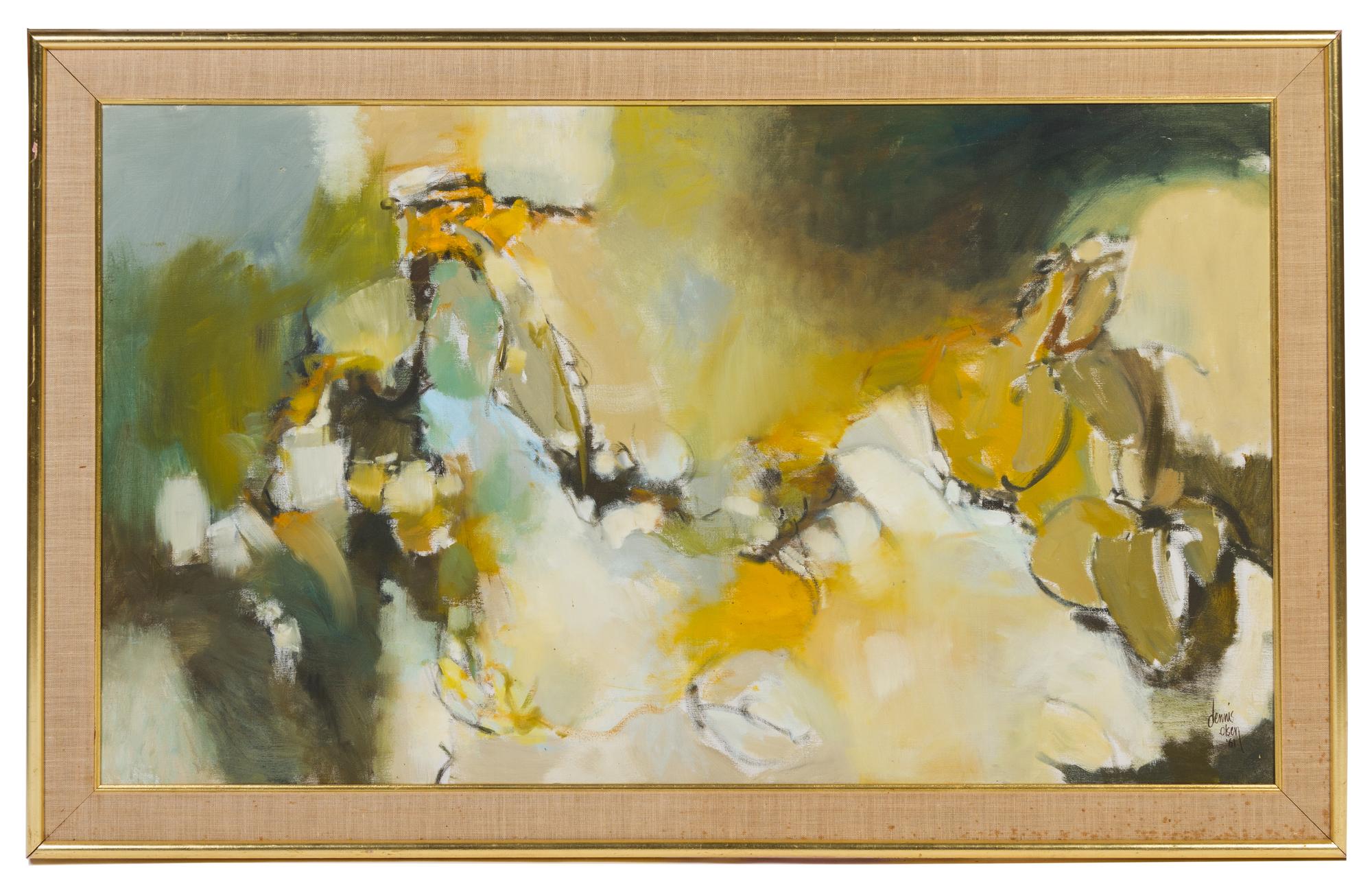 Dennis Olsen, (American, 20th century), Untitled Abstraction, 1961
