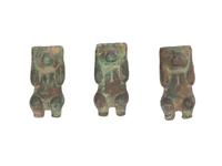 A Chinese Bronze Square Braiser, Han Dynasty Style