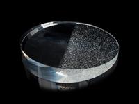 A Steuben Glass Day and Night Sculpture Designed by David Dowler
