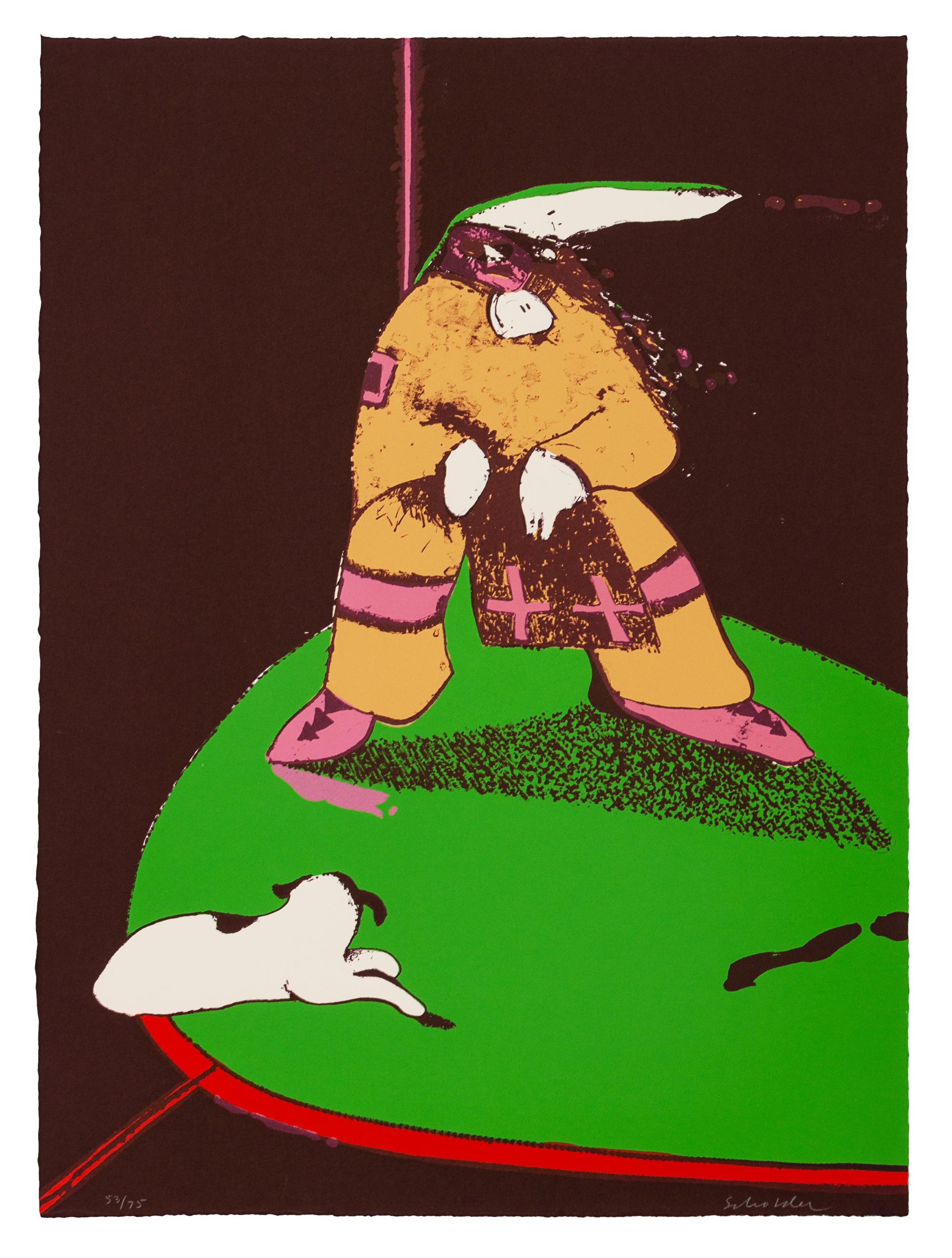 Lot is located and will ship from Denver, Colorado. Indian at the Circus (from Indians Forever Suite), 1971