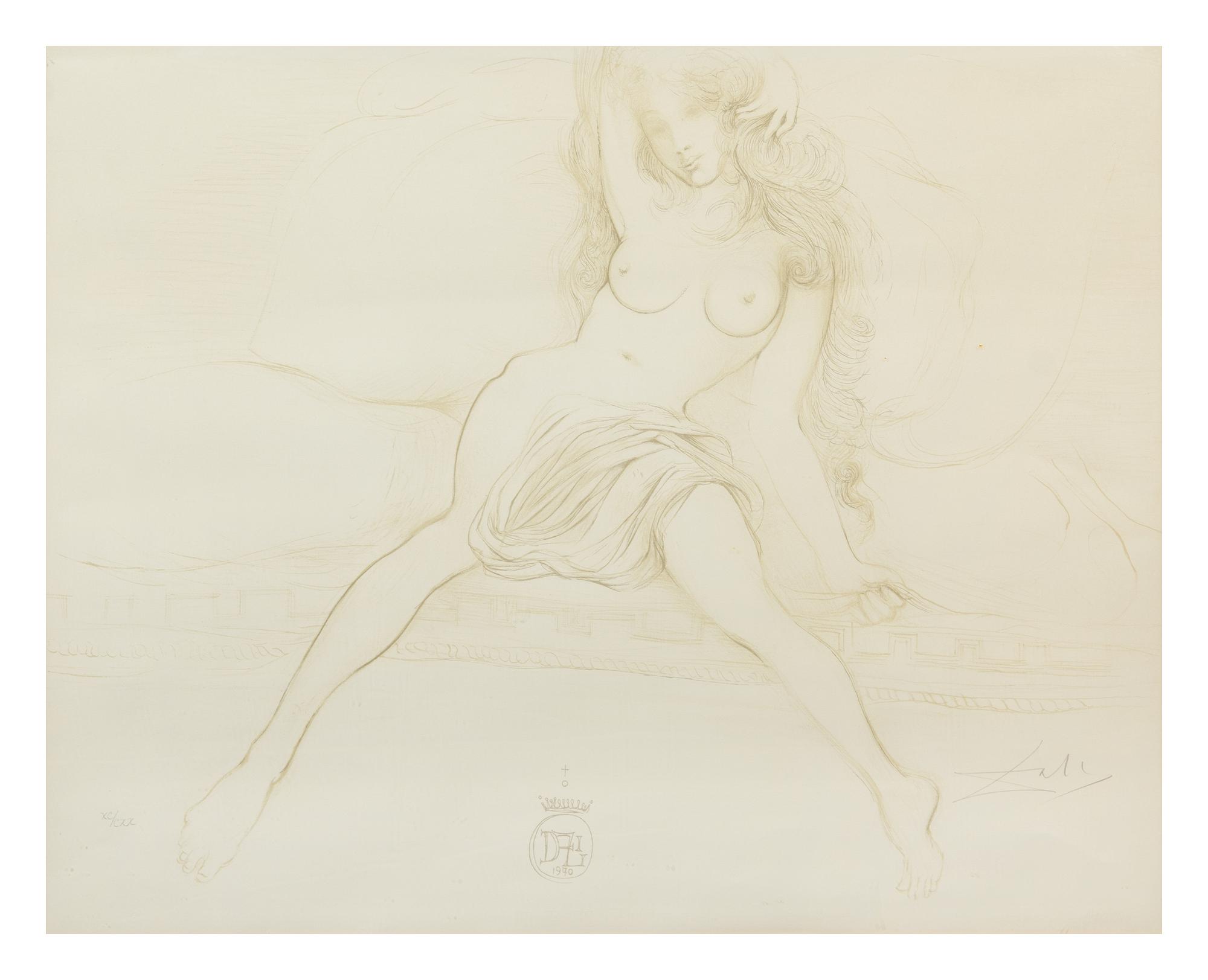 Salvador Dali, (Spanish, 1904-1989), Nu au sopha