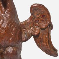 A Georgian carved pine eagle finial or cartouche English, 18th century