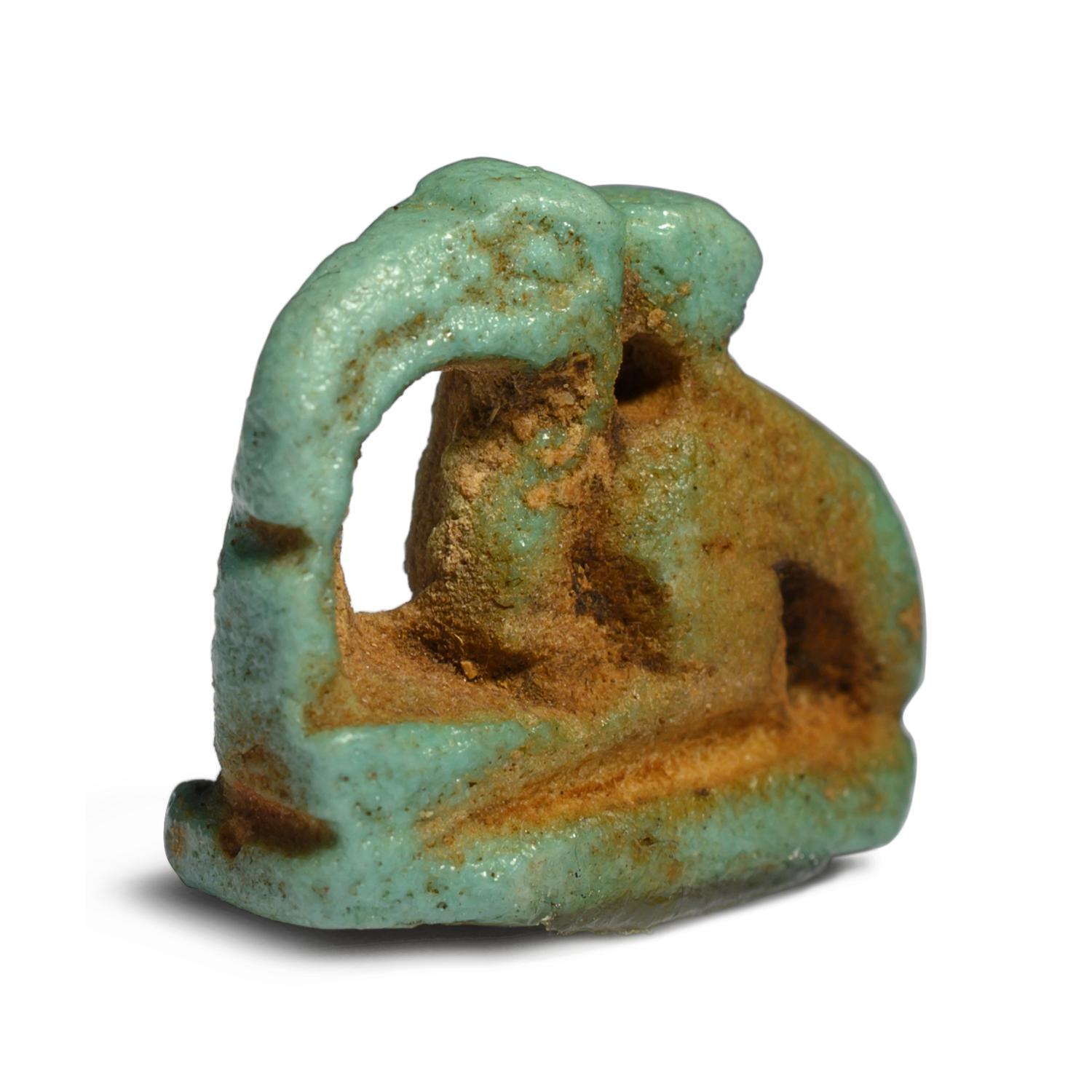 An Egyptian Faience Ibis