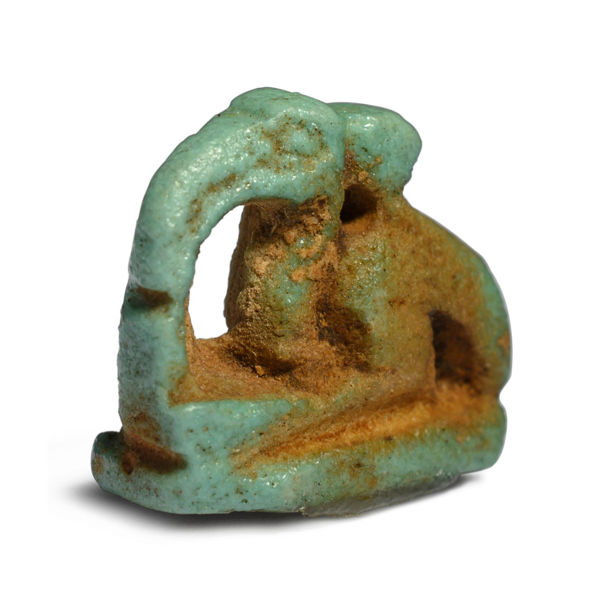 An Egyptian Faience Ibis