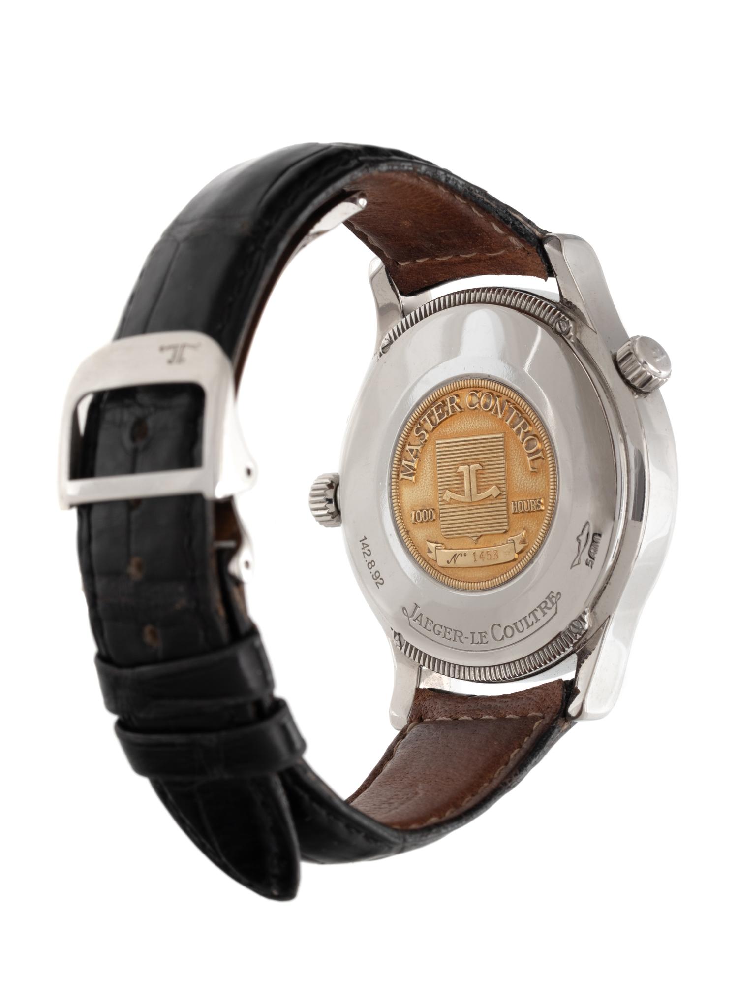JAEGER-LeCOULTRE, STAINLESS STEEL REF. 142.8.92 'MASTER CONTROL' WORLD TIME WRISTWATCH