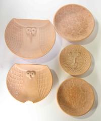 A Collection of Pottery Articles Diameter of largest 14 1/4 inches. — David Stewart