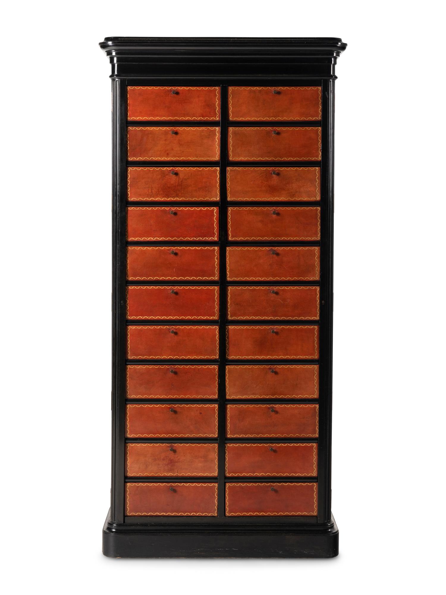 A French Twenty-Two Drawer Collector's Chest