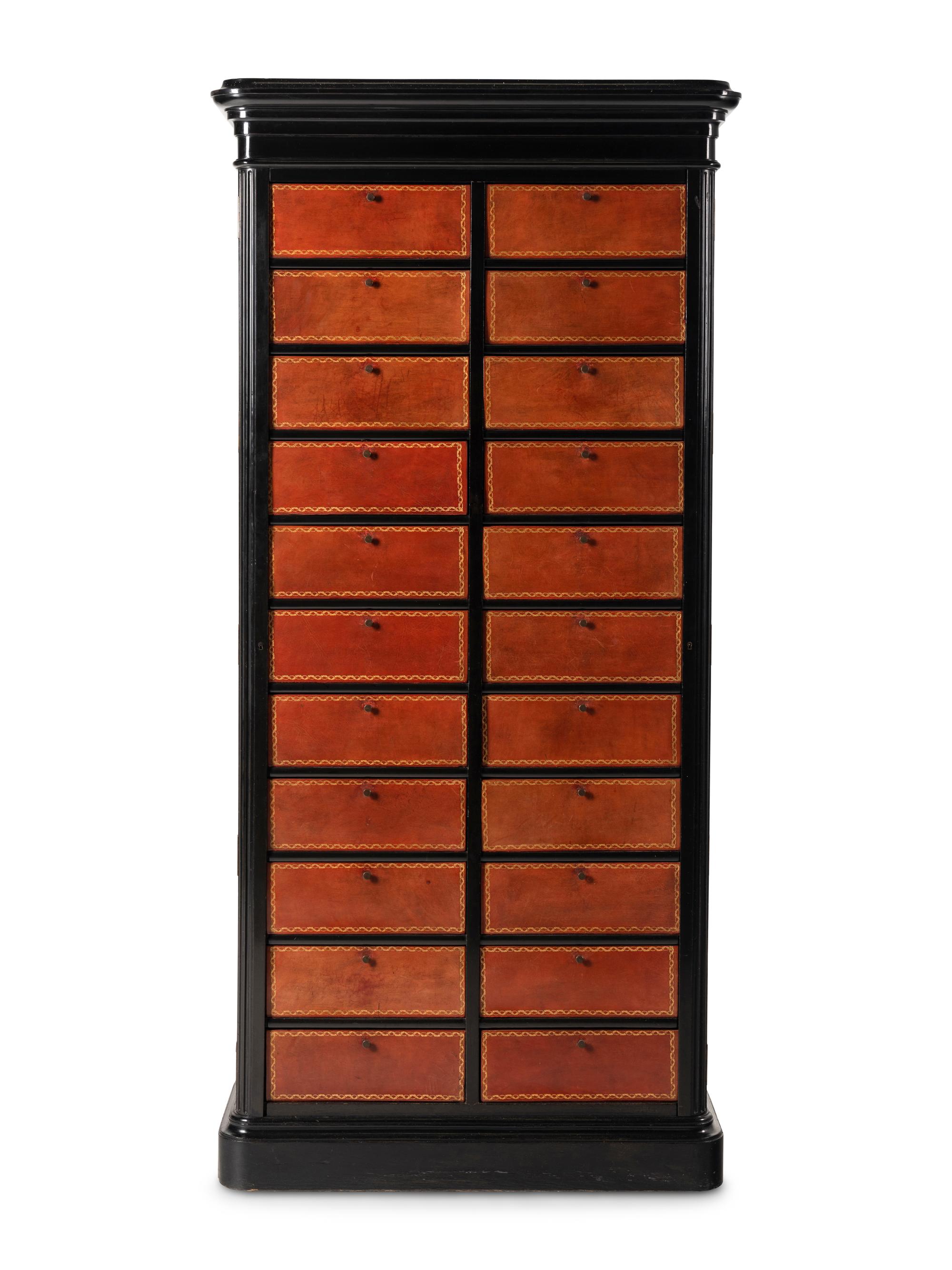 A French Twenty-Two Drawer Collector's Chest