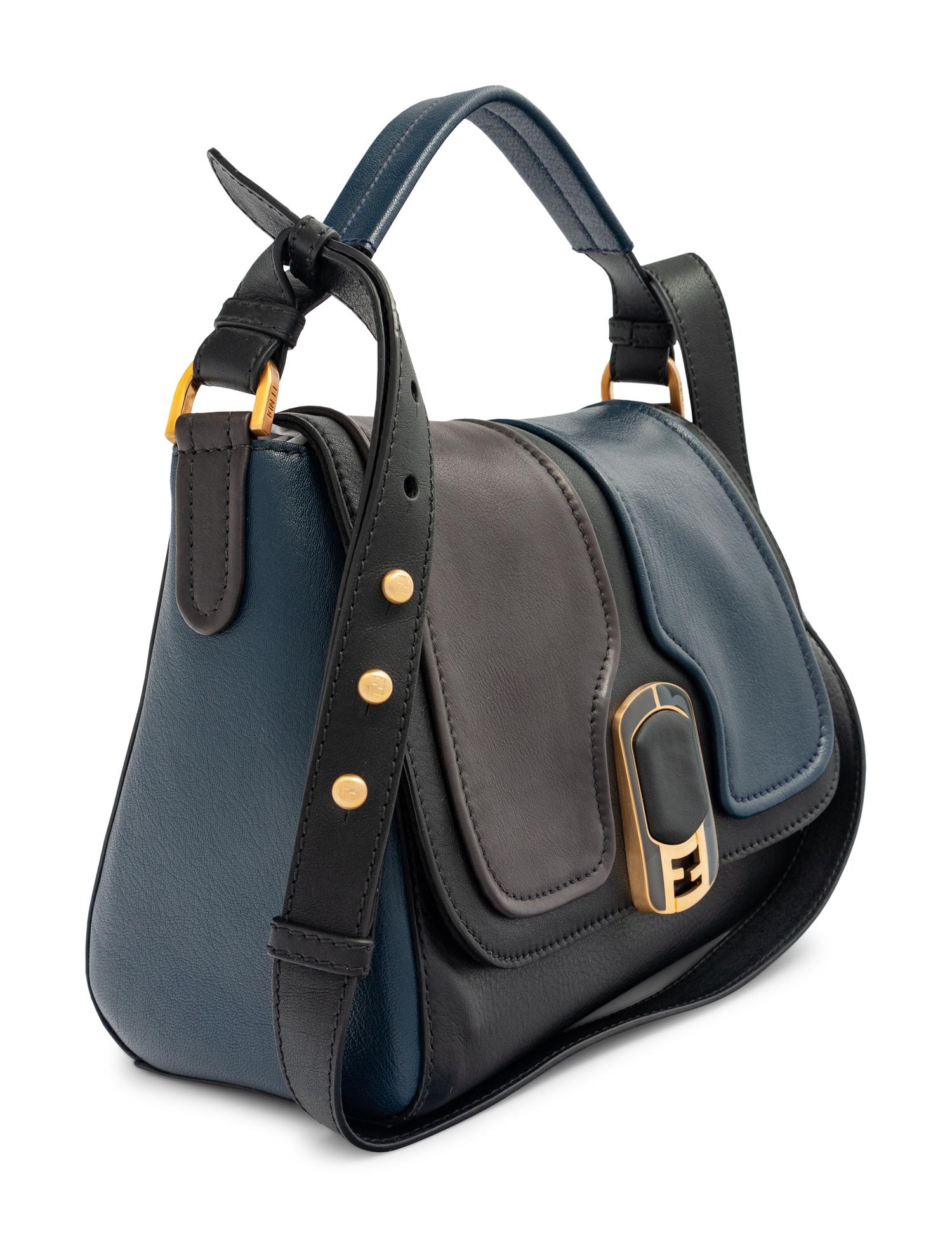 Fendi Leather Flap Bag, 2010s