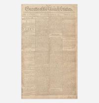 [Hamilton, Alexander, and Thomas Jefferson and George Washington, et al.] [Pacificus-Helvidius] 131 Issues of the Gazette of the United States