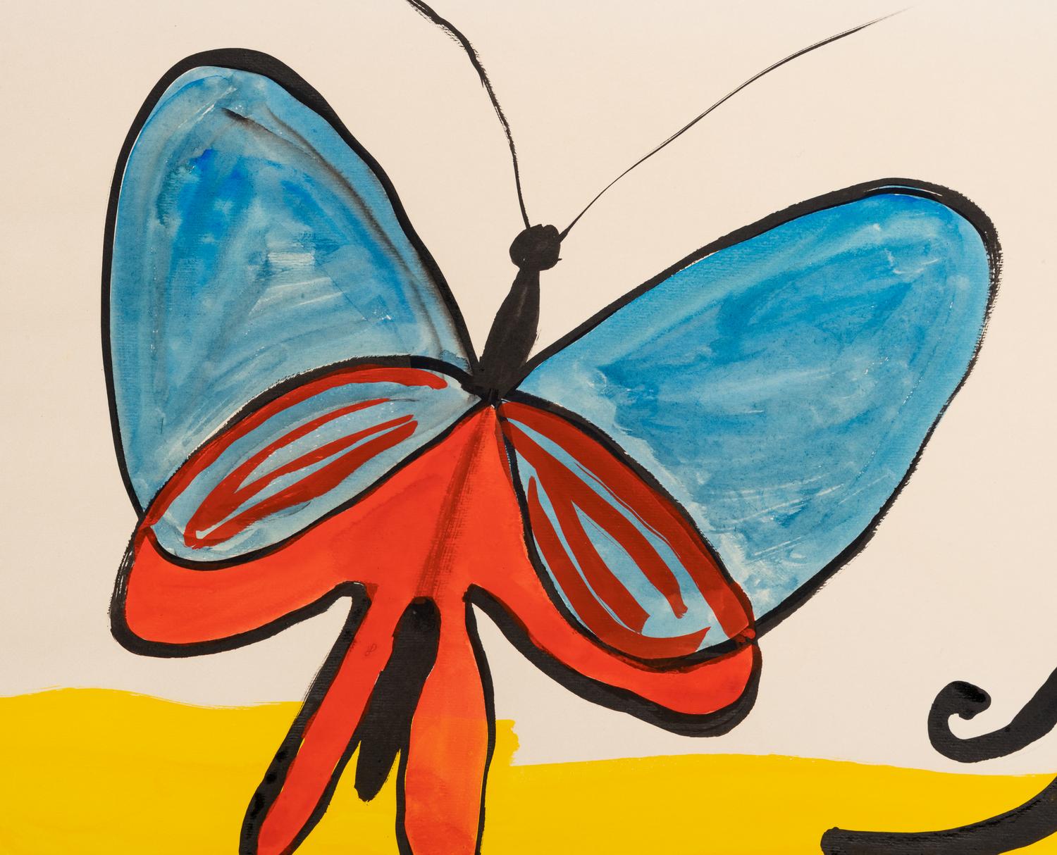 Butterfly and Shore Bird
