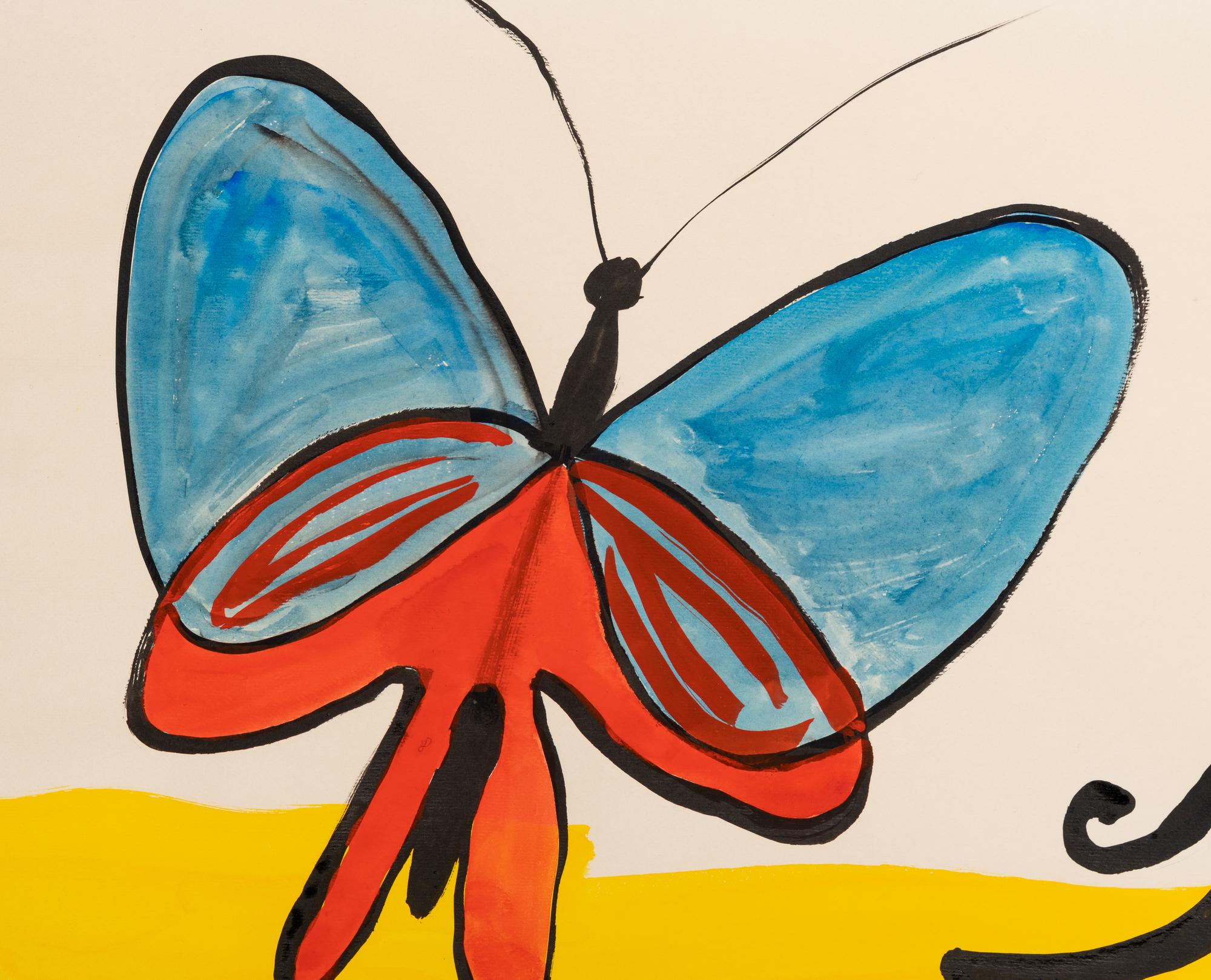 Butterfly and Shore Bird