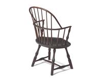 A Painted Sack-back Windsor Armchair
