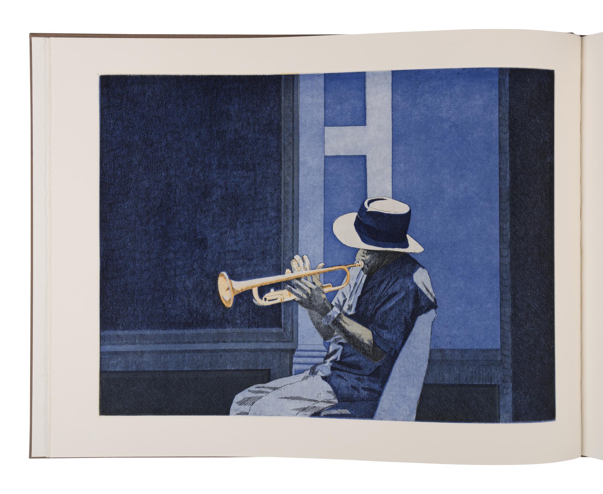 [LIMITED EDITIONS CLUB]. MITCHELL, Dean (b. 1957), illustrator. -- MARSALIS, Wynton (b. 1961), composer. -- ANGELOU, Maya (1928-2014). Music, Deep Rivers in My Soul. New York: The Limited Editions Club, 2003.