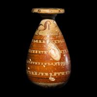 An Etrusco-Corinthian Terracotta Alabastron