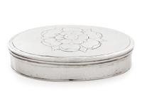 A Rare Early American Silver Snuff Box