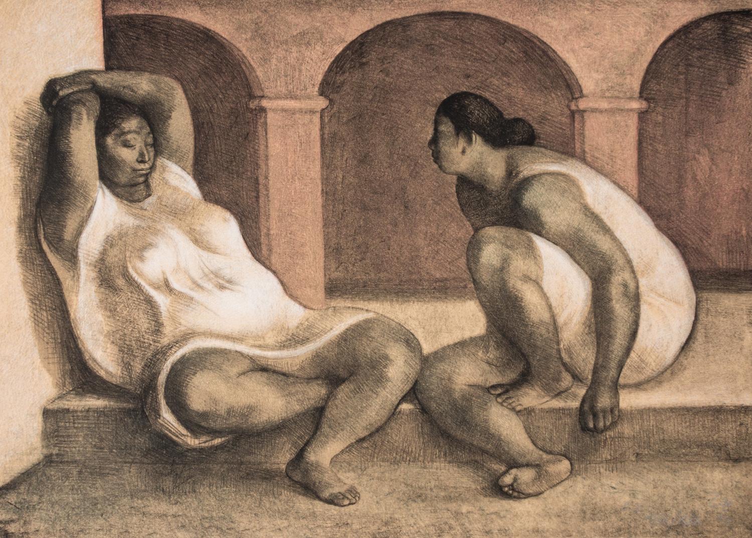 Francisco Zuniga, (Mexican, 1912-1998), Coloquio, 1979
