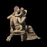 A Neoclassical Terracotta Venus with Eros