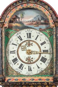 A Dutch Painted Wall Clock