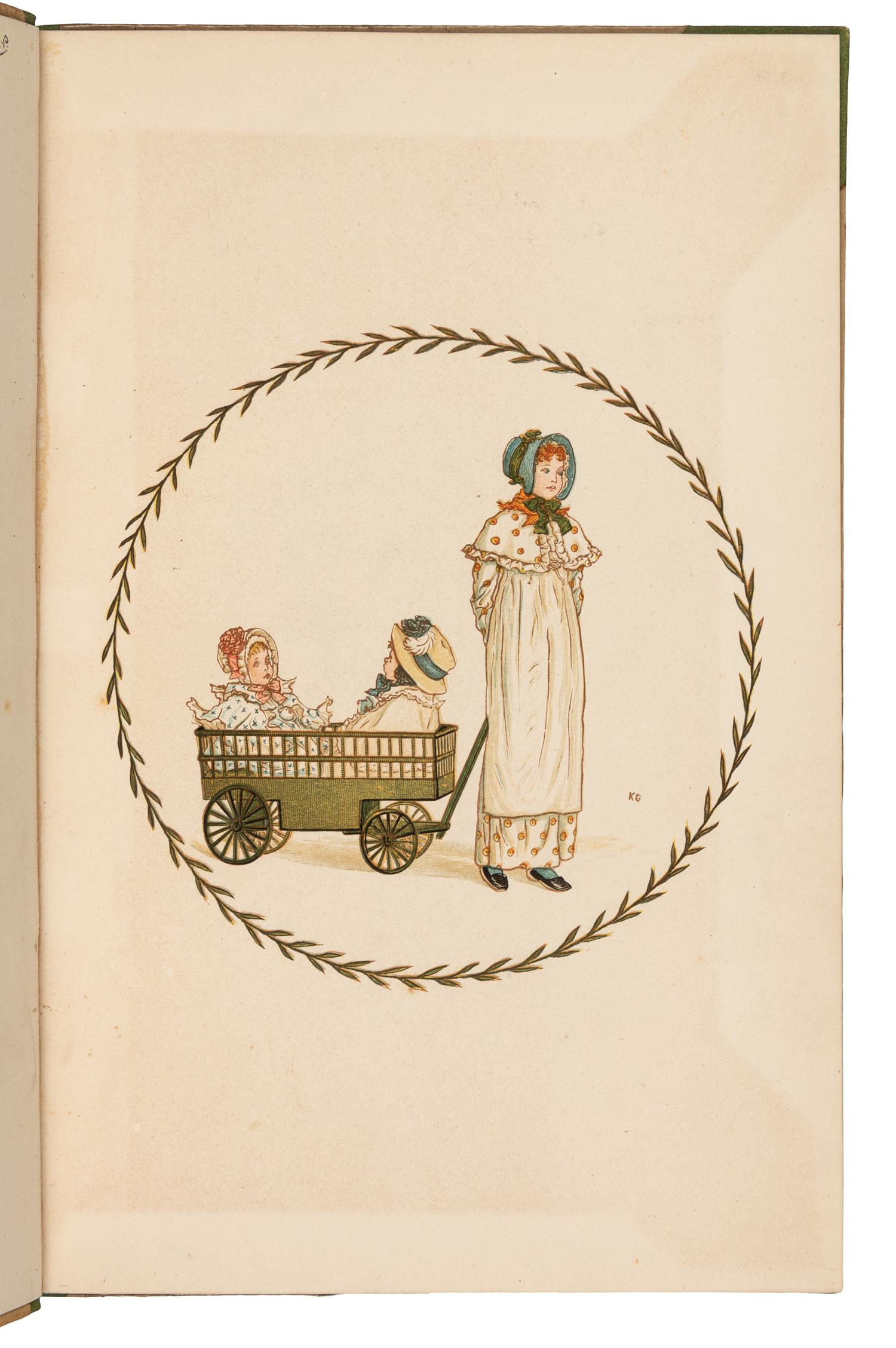 GREENAWAY, Kate (1846-1901), illustrator. -- Two works illustrated by Kate Greenaway, comprising: