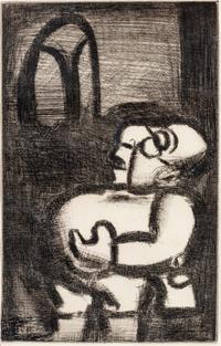 Le Pere Ubu Chantre ( plate 6 from Les Reincarnations du Pere Ubu)