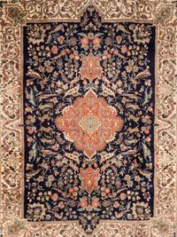 A Tabriz Wool Rug