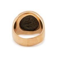 YELLOW GOLD AND COIN RING