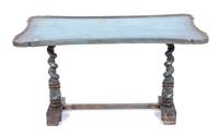 A Mizner Style Painted Table Height 28 x width 52 x depth 27 inches. — 20TH CENTURY