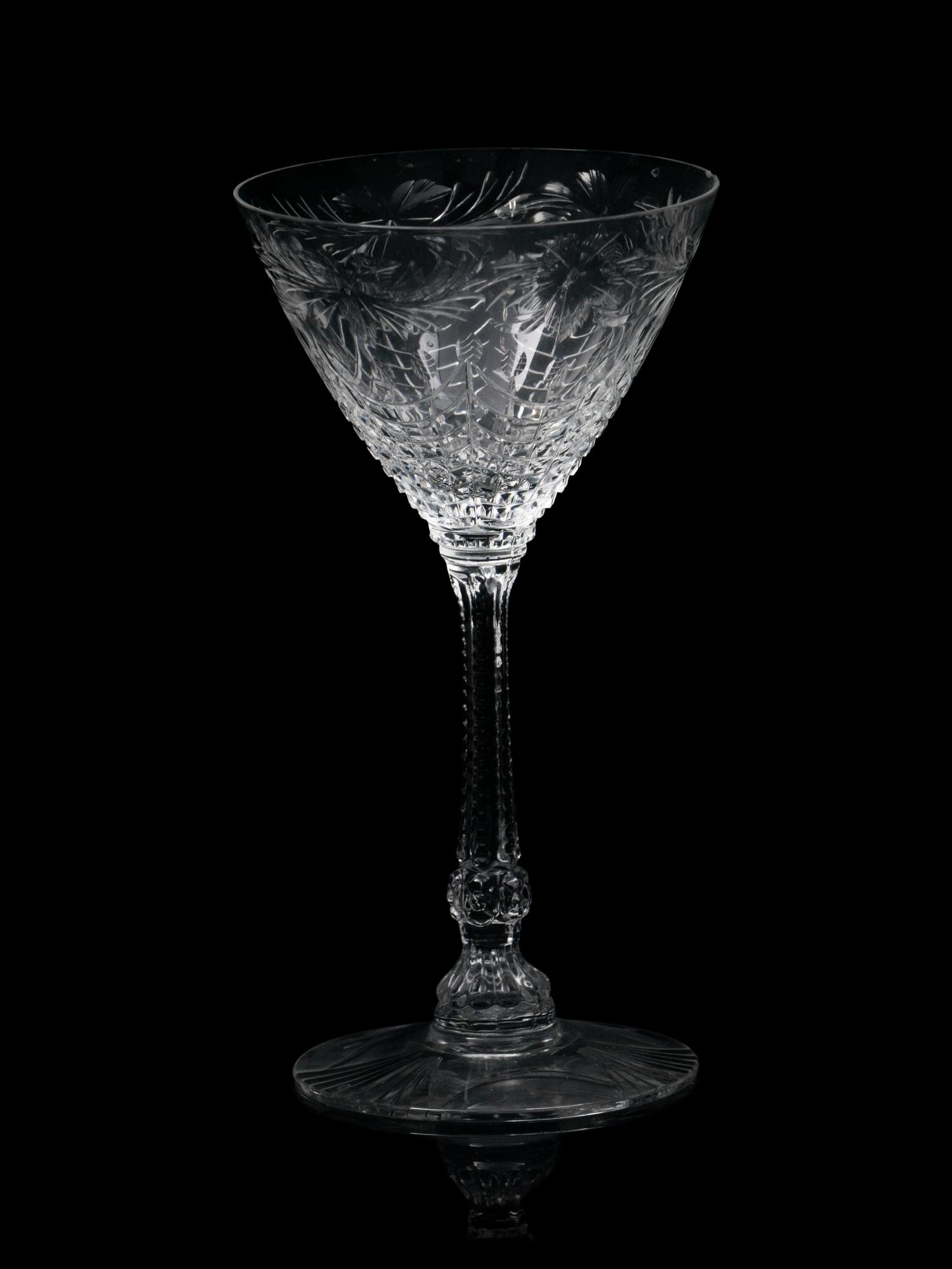 An Assembled Glass Stemware Collection