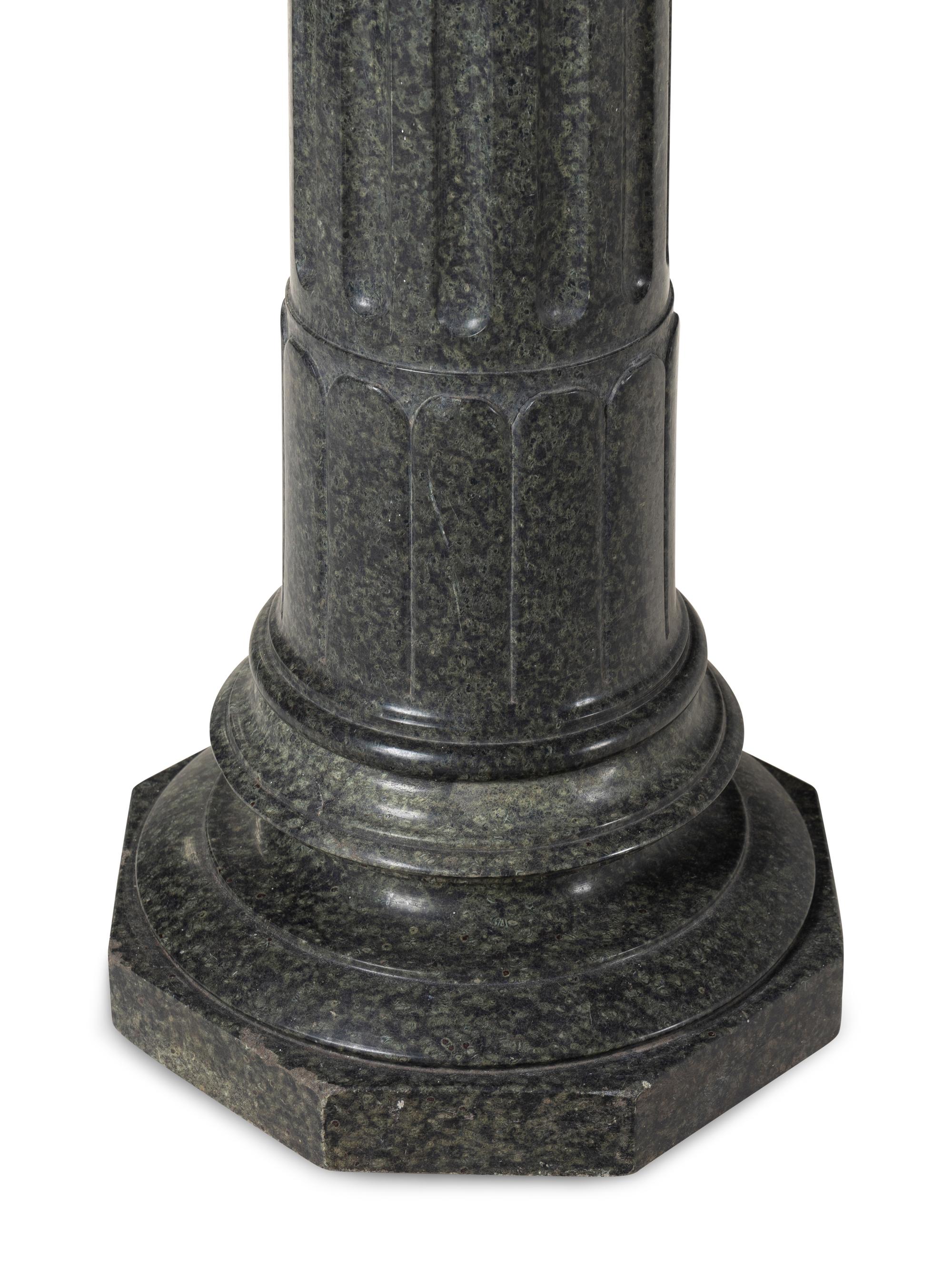 A Continental Marble Pedestal