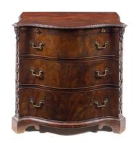 A Chippendale Style Mahogany Chest of Drawers Height 31 3/4 x width 34 x depth 19 1/4 inches. — LATE 18TH CENTURY